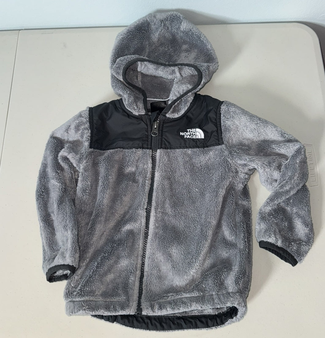 North Face Fleece 18-24 months Gray/Black - size 18 months