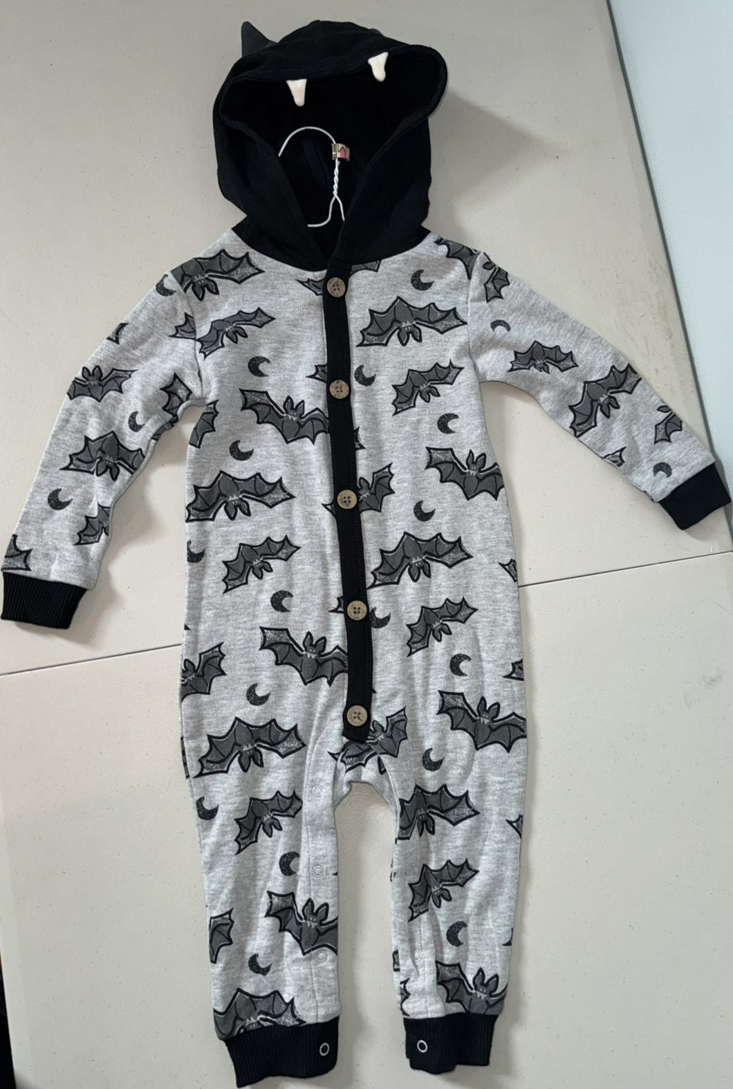 Bat One Piece Costume - size 18 months