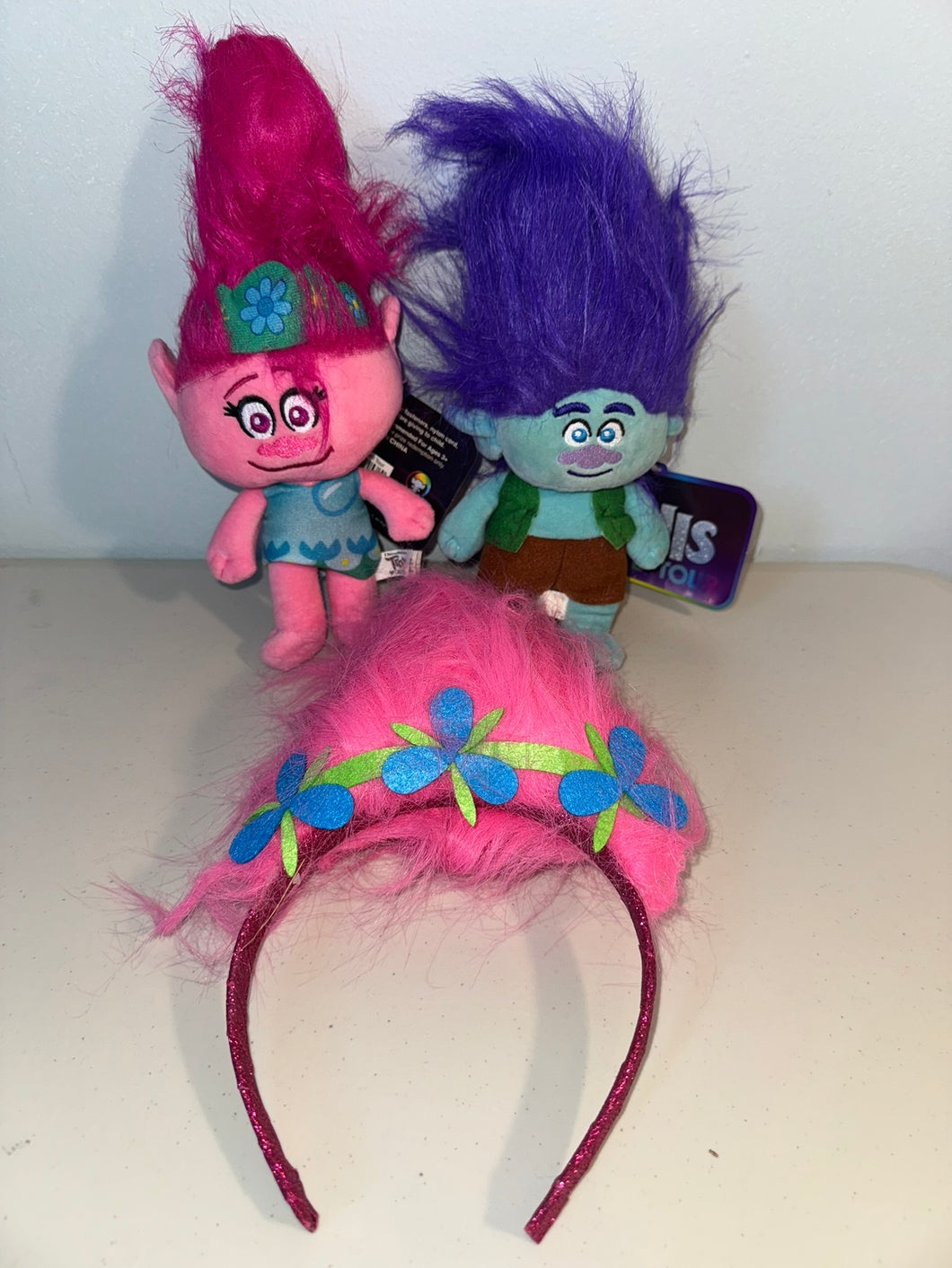 Troll Set with headband Poppi Brock NWT