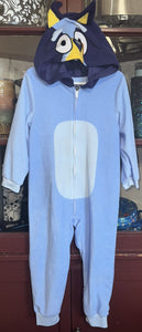 Bluey Costume One Piece Fleece - size 4/4T