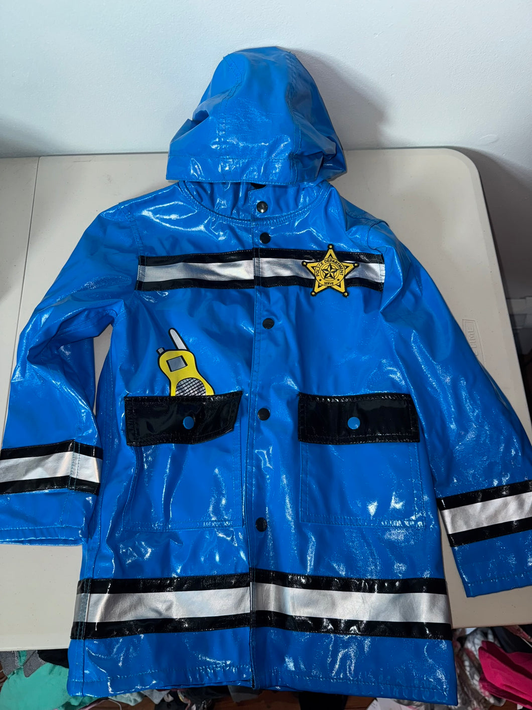 Jr. Policeman Jacket Has Jr. Policeman onback - size 6