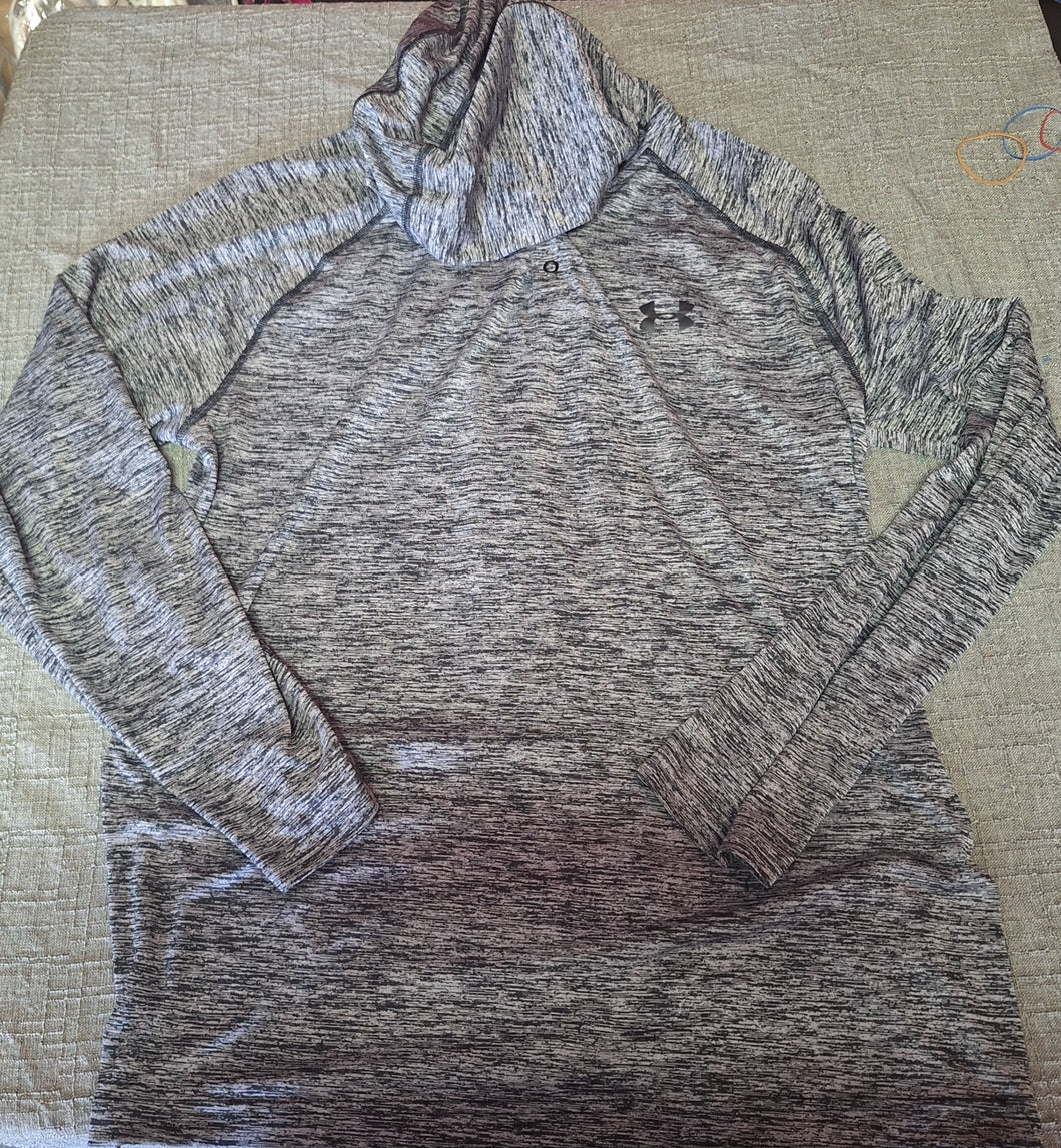 UNDER ARMOR GREY LOOSE HOODIE SIZE XL - size X-Large