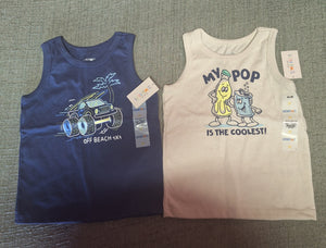 NWT GRANIMALS TRUCK TANK MY POP TANK 2T - size 2T