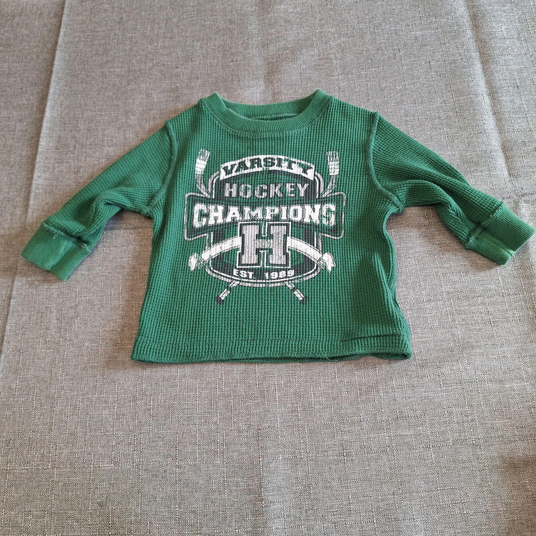THE CHILDRENS PLACE GREEN HOCKEY 6-9 MONTHS - size 6 Months