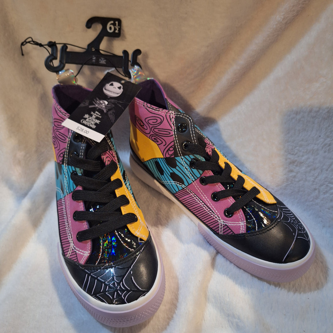 NWT NIGHTMARE BEFORE CHRISTMAS HIGH TOPS - size Womens shoes: 6 1/2