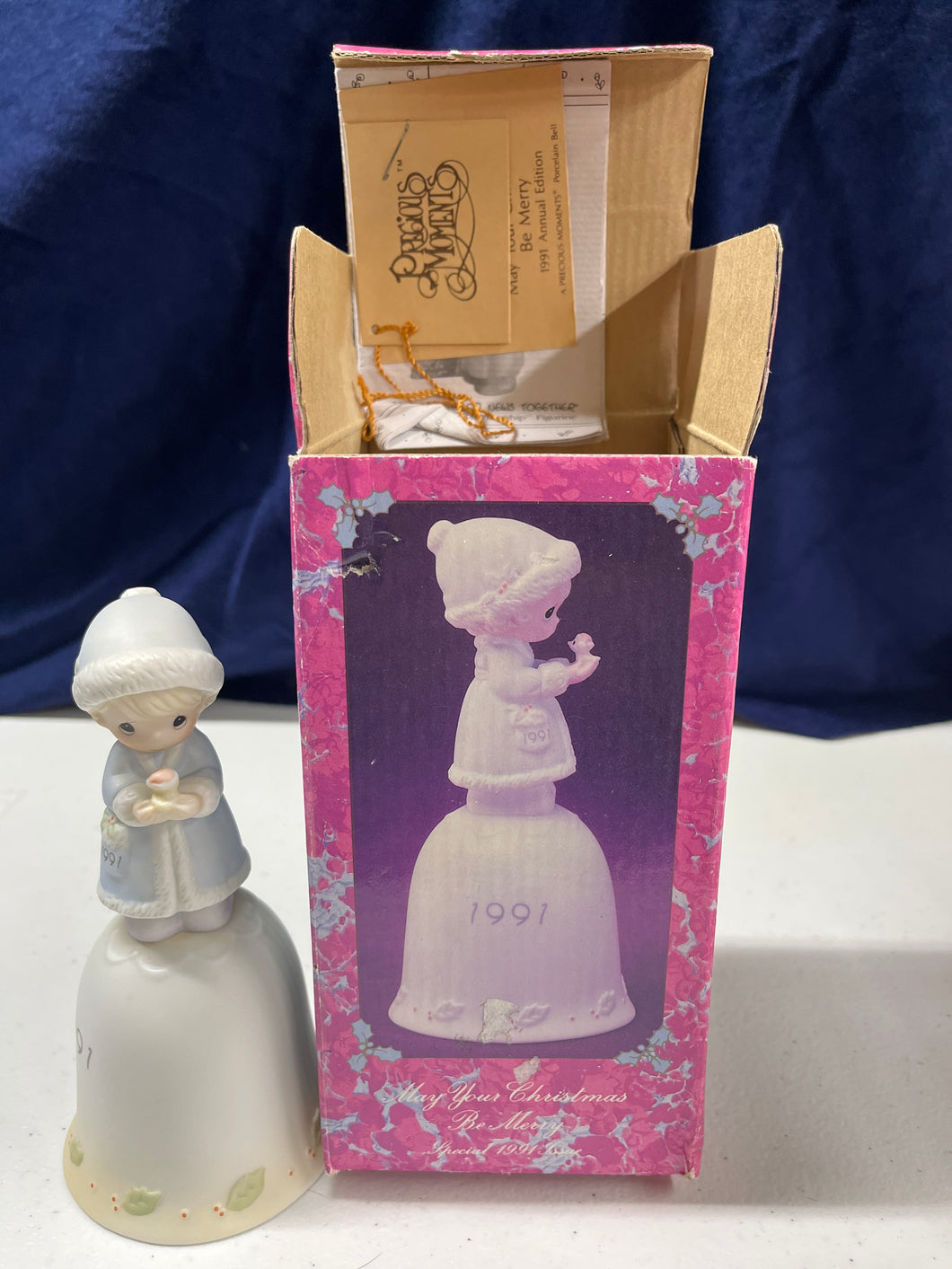 Precious Moments 1991 Christmas Bell
