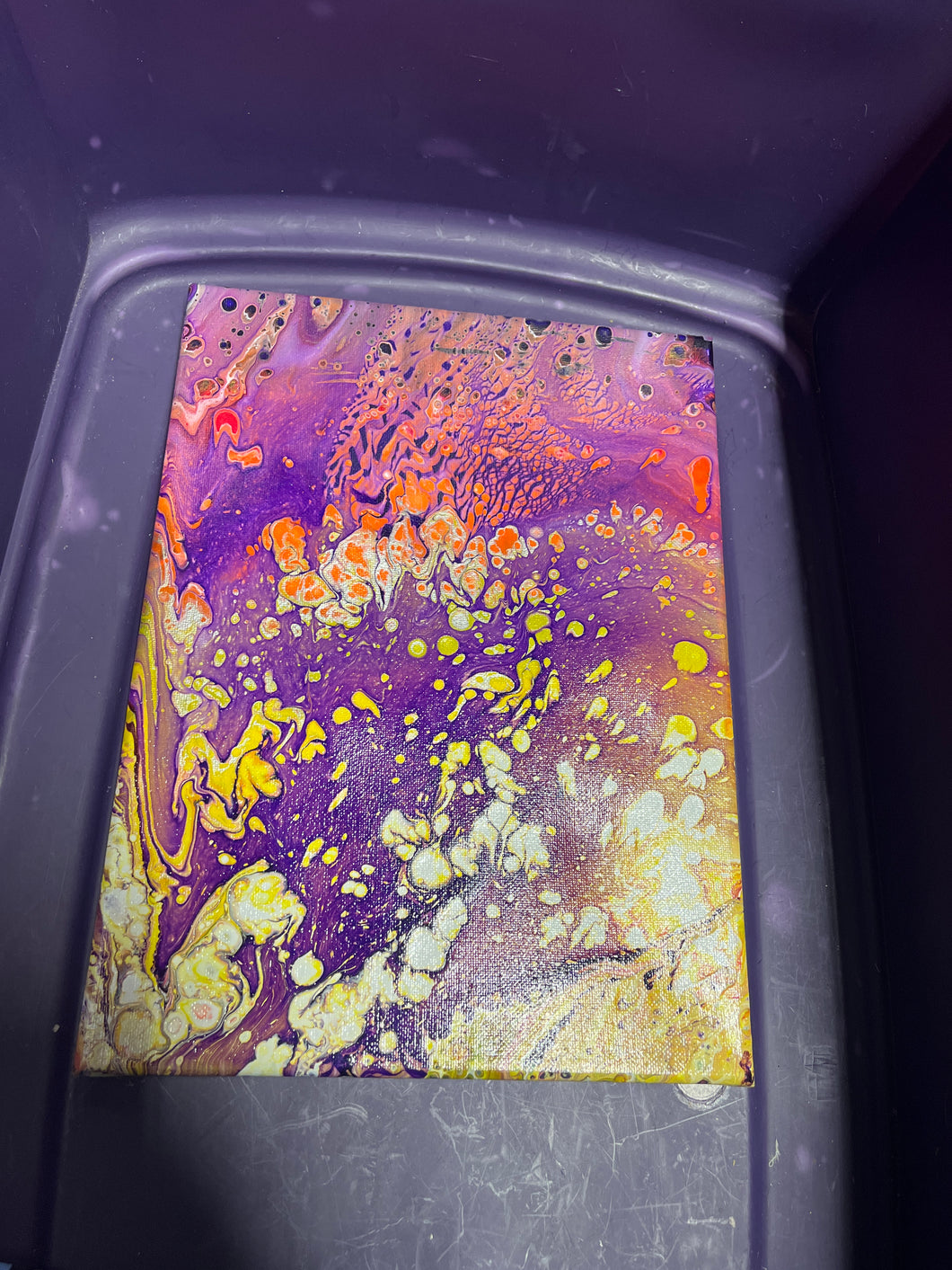 Splatter Paint Canvas 9 x 132
