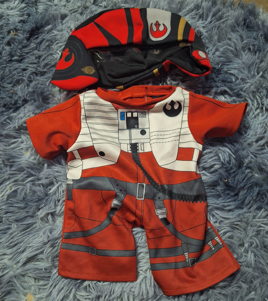 BUILD A BEAR STAR WARS PILOT COSTUME