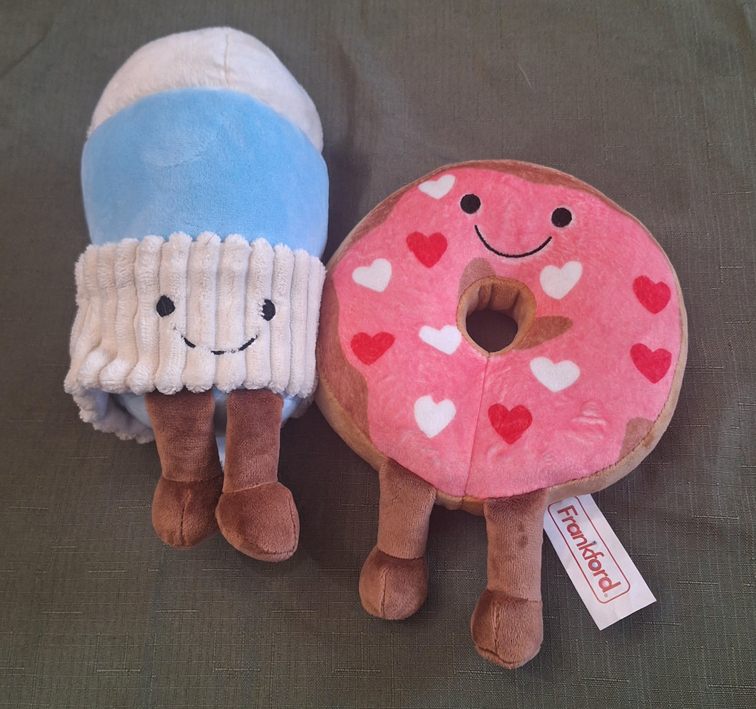 COFFEE & DONUT FRANKFORD PLUSHIES