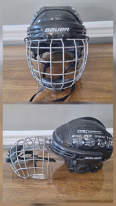 BAUER HOCKEY HELMET BLAC BLACK