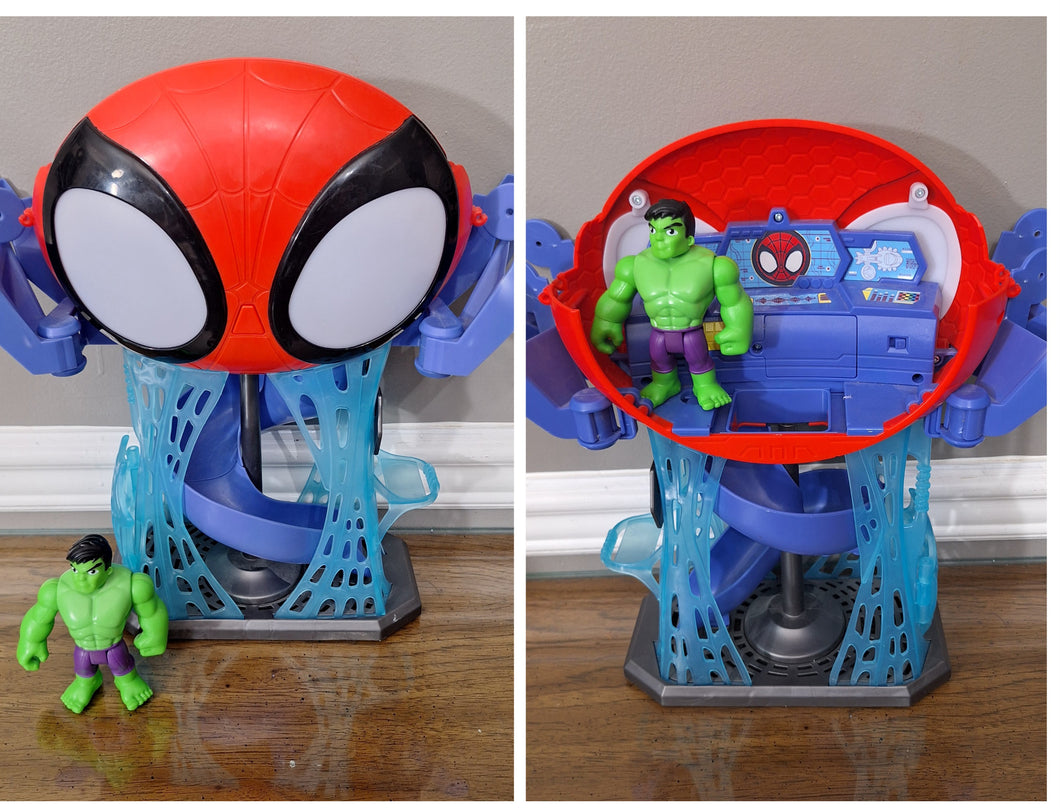 SPIDEY AND FRIENDS SPIDERMAN SET W/HULK