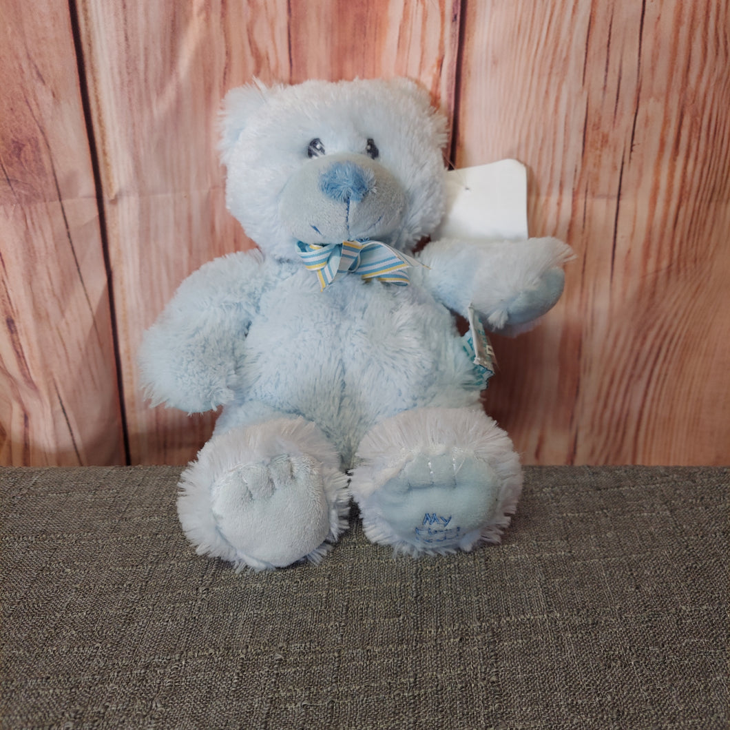 MY FIRST TEDDY LIGHT BLUE 9 - size .Leave Blank