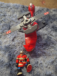 FISHER PRICE RESCUE RANGERS FIRE HELICOPTER