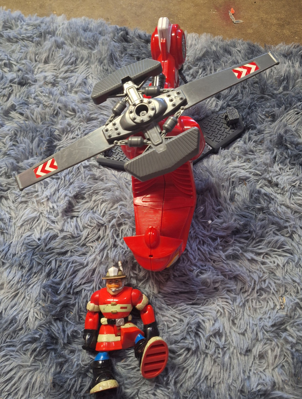 FISHER PRICE RESCUE RANGERS FIRE HELICOPTER
