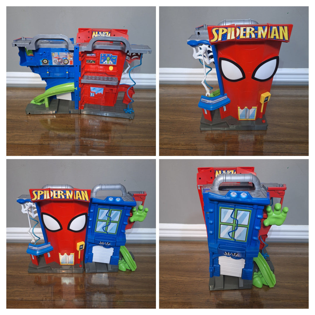 PLAYSKOOL SPIDERMAN LIZARD STUNT CITY