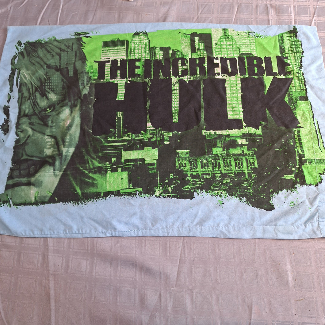 MARVEL THE HULK STANDARD PILLOWCASE - size Twin
