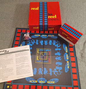 VINTAGE REAL TO REEL BOARD GAME ALL PIECES