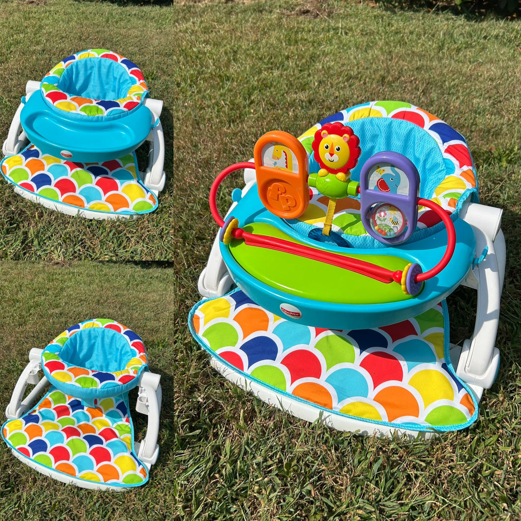FISHER-PRICE Sit-Me-up toys +tray