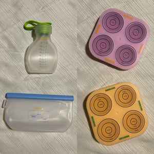BOOBCUBE milk storage 4 piece set- $60 retail