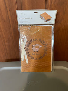 Hallmark Card Keeper New Baby Lamb Keeper
