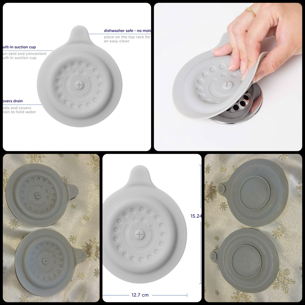 2PC Ubbi silicone Bathtub drain cover