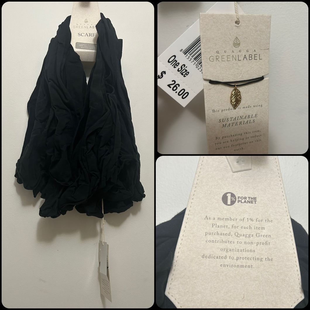NEW Greenlabel infinity scarf black