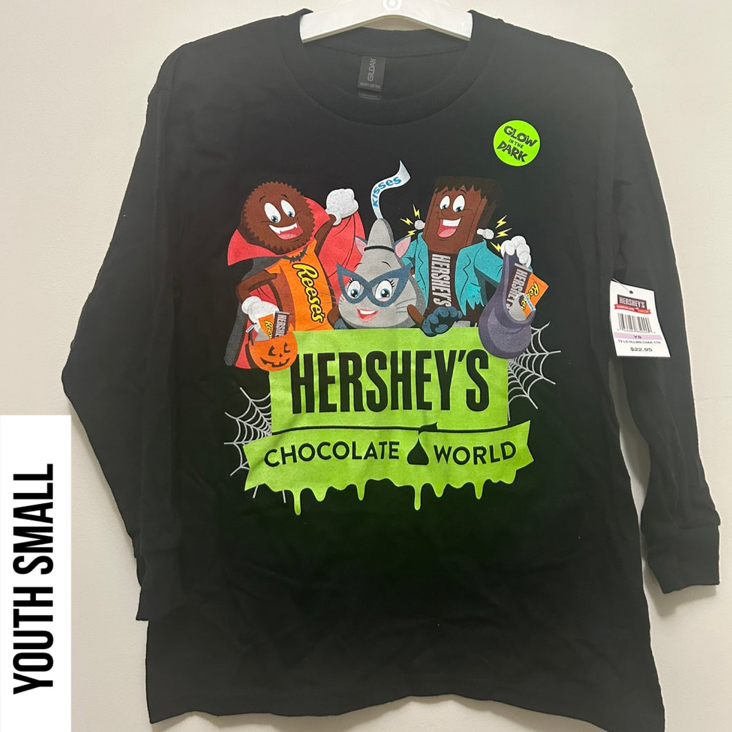 NEW Hershey Park Glow in the Dark - size Small