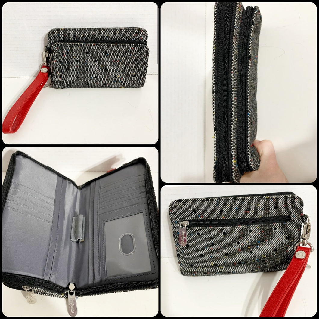 Thirty-one Perfect Cents Wallet Black Tweed
