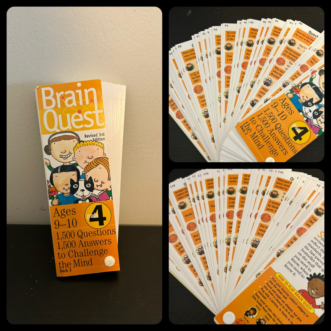 Brain Quest card deck Grade 4, Ages 9-10