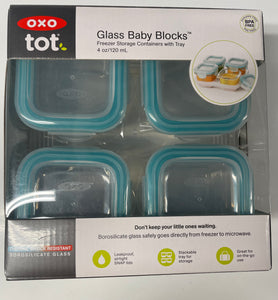 OXO tot Glass Containers 8 total containers