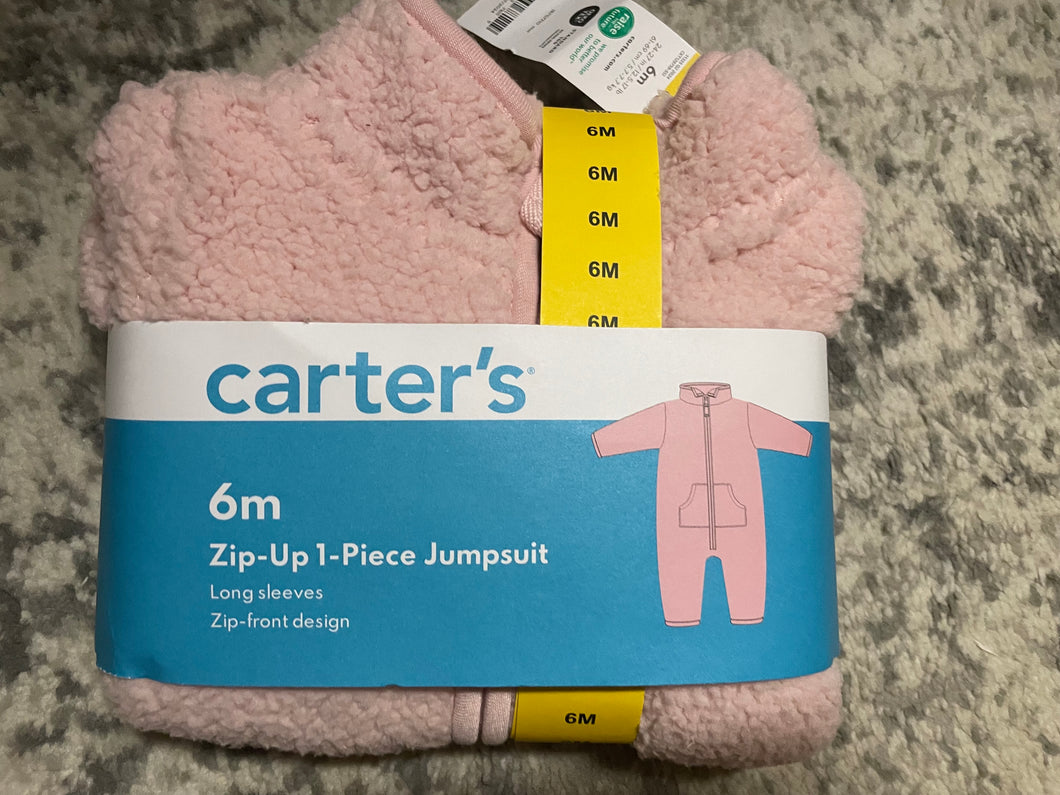Carter's zip up jumpsuit - size 6 Months