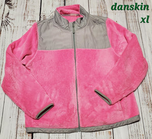 danskin pink zip up - size X-Large