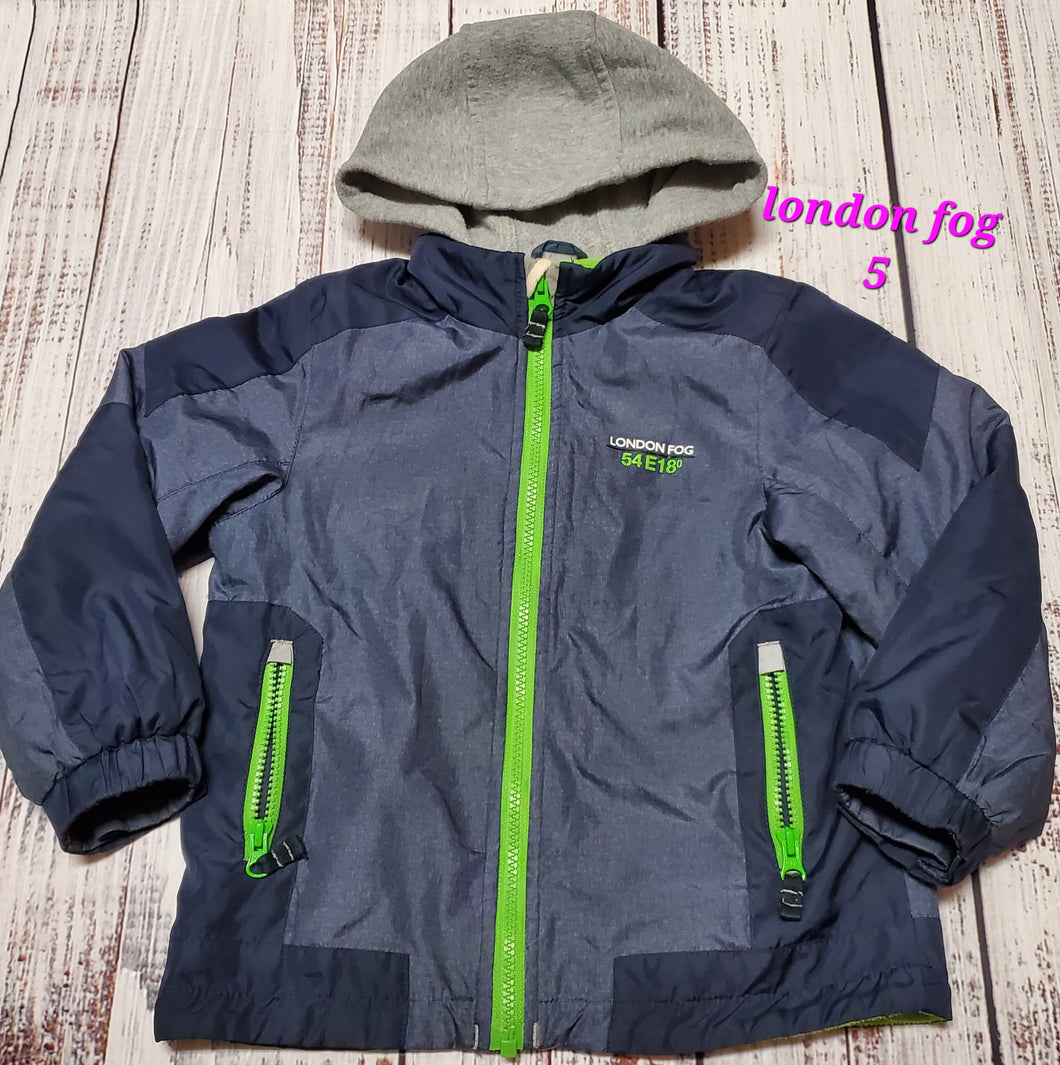 London Fog blue jacket - size 5/5T