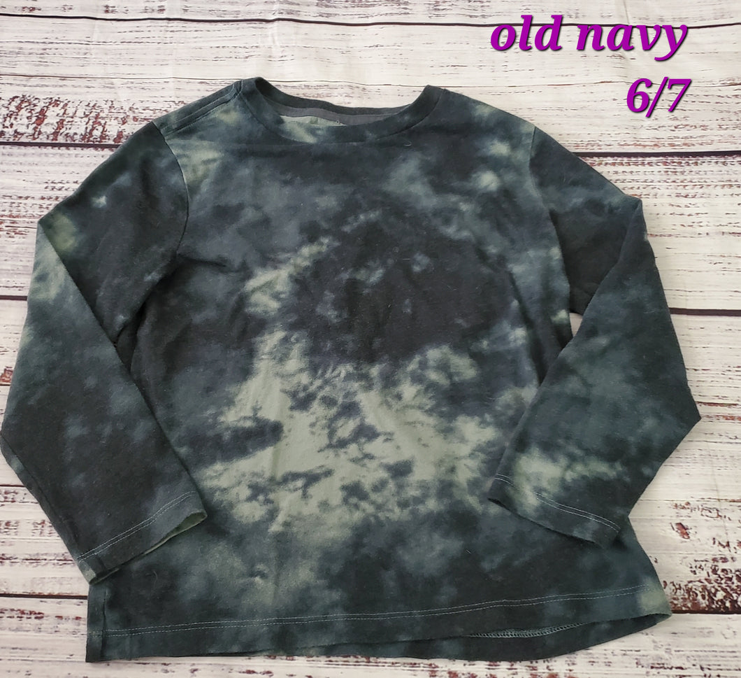 old navy l/s black shirt - size 6