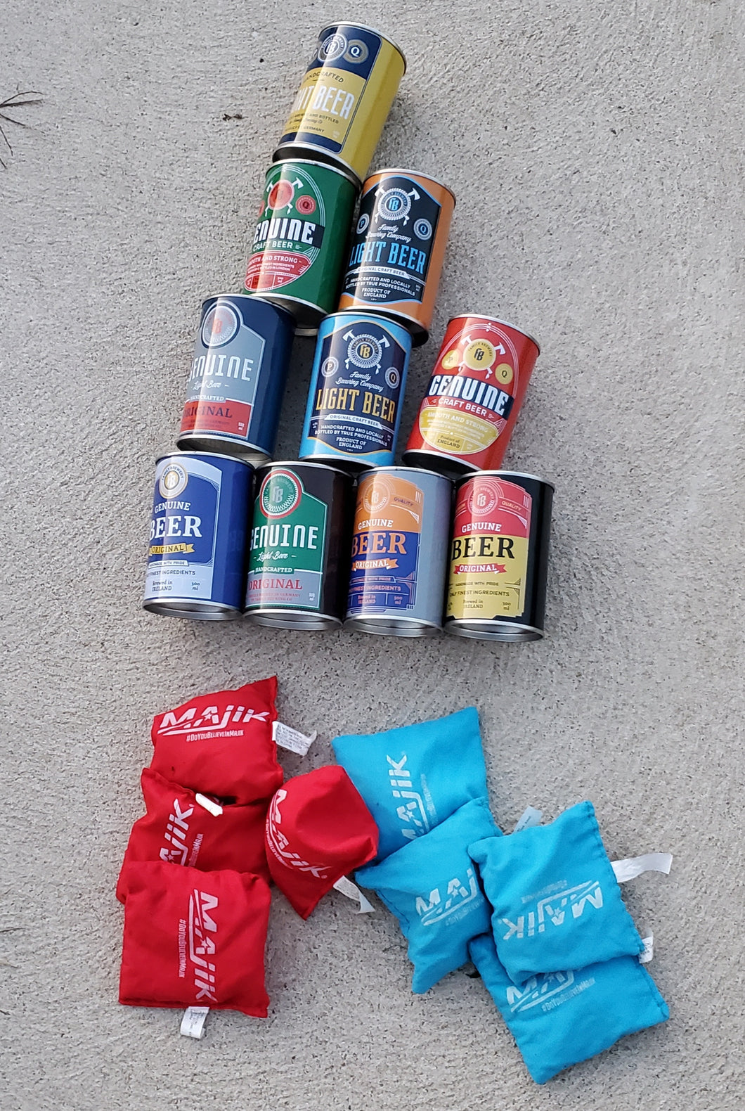beer can toss