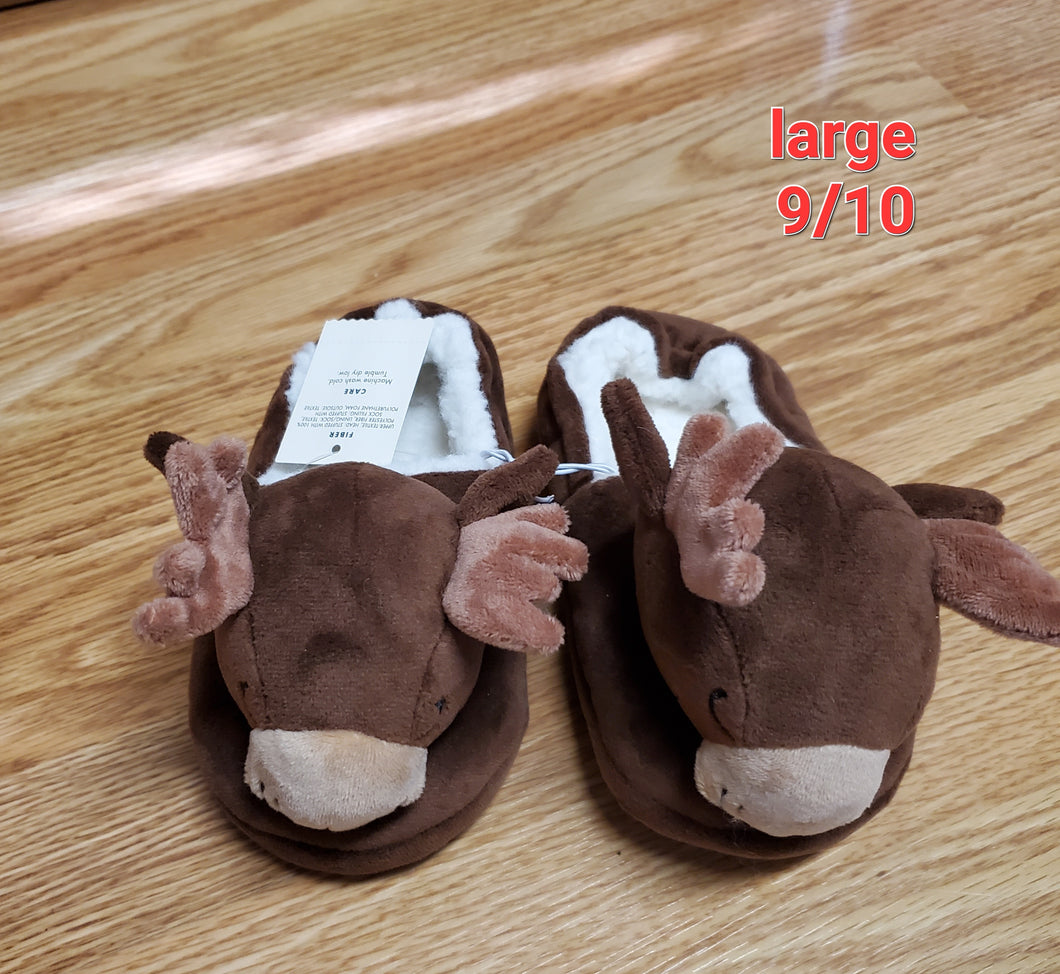 moose slippers new - size Shoes: Toddler Size 9