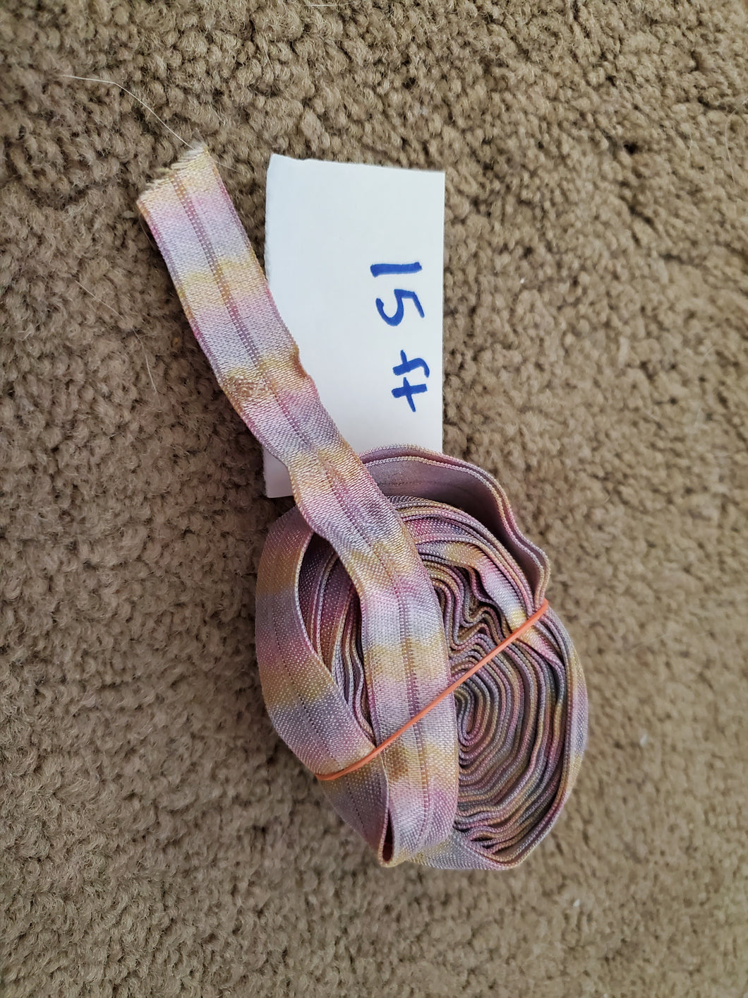 elastic- soft 15 feet - rainbow