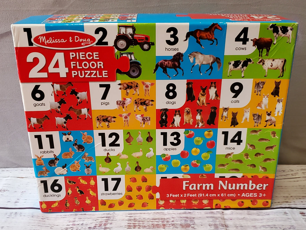 melissa and doug farm # puzzle