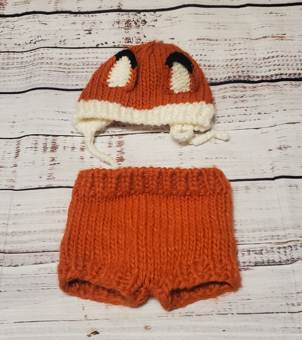 infant photo set nb-3m fox