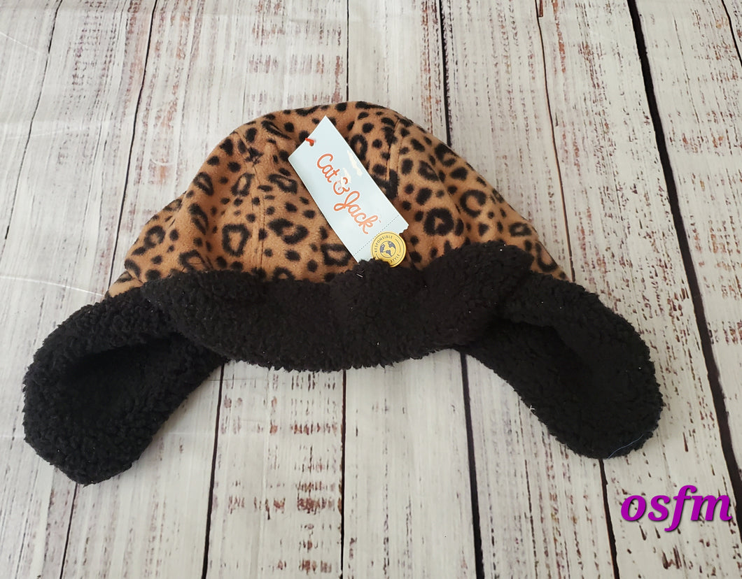 cat and jack - new hat leopard