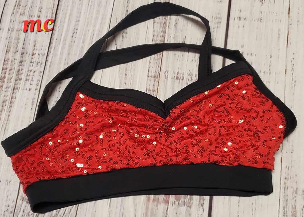 red dance shirt - size Medium
