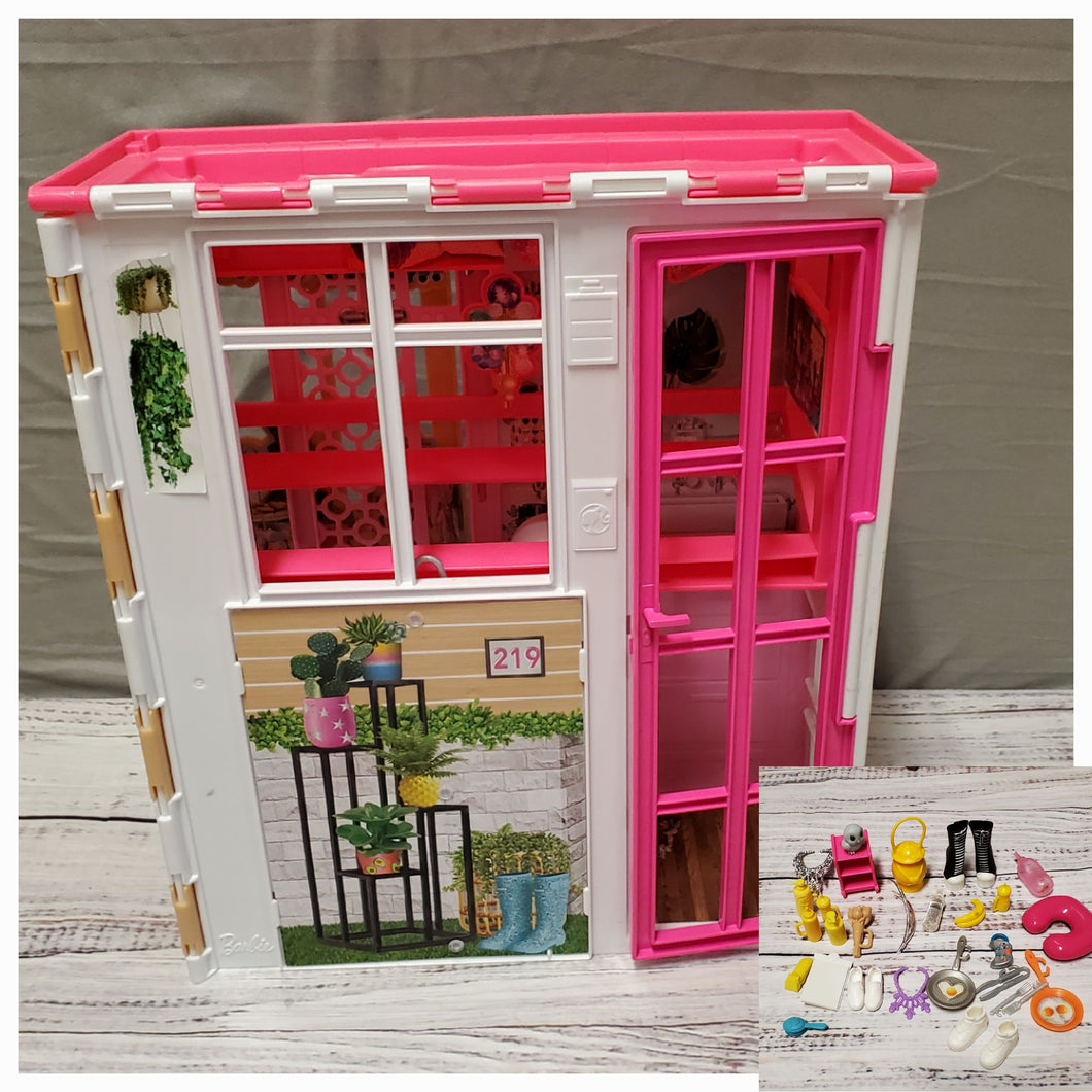 Barbie house and accessories