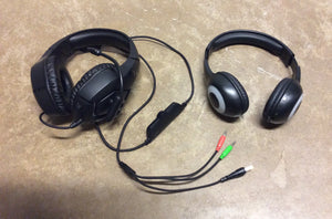 2 sets of headphones