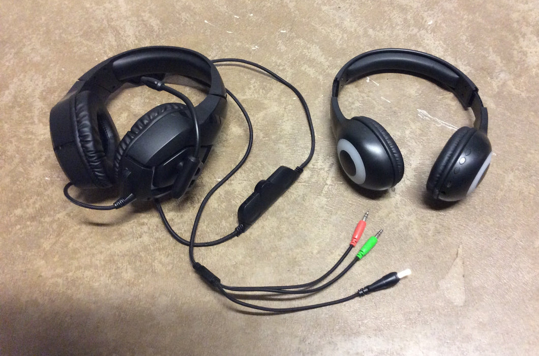 2 sets of headphones