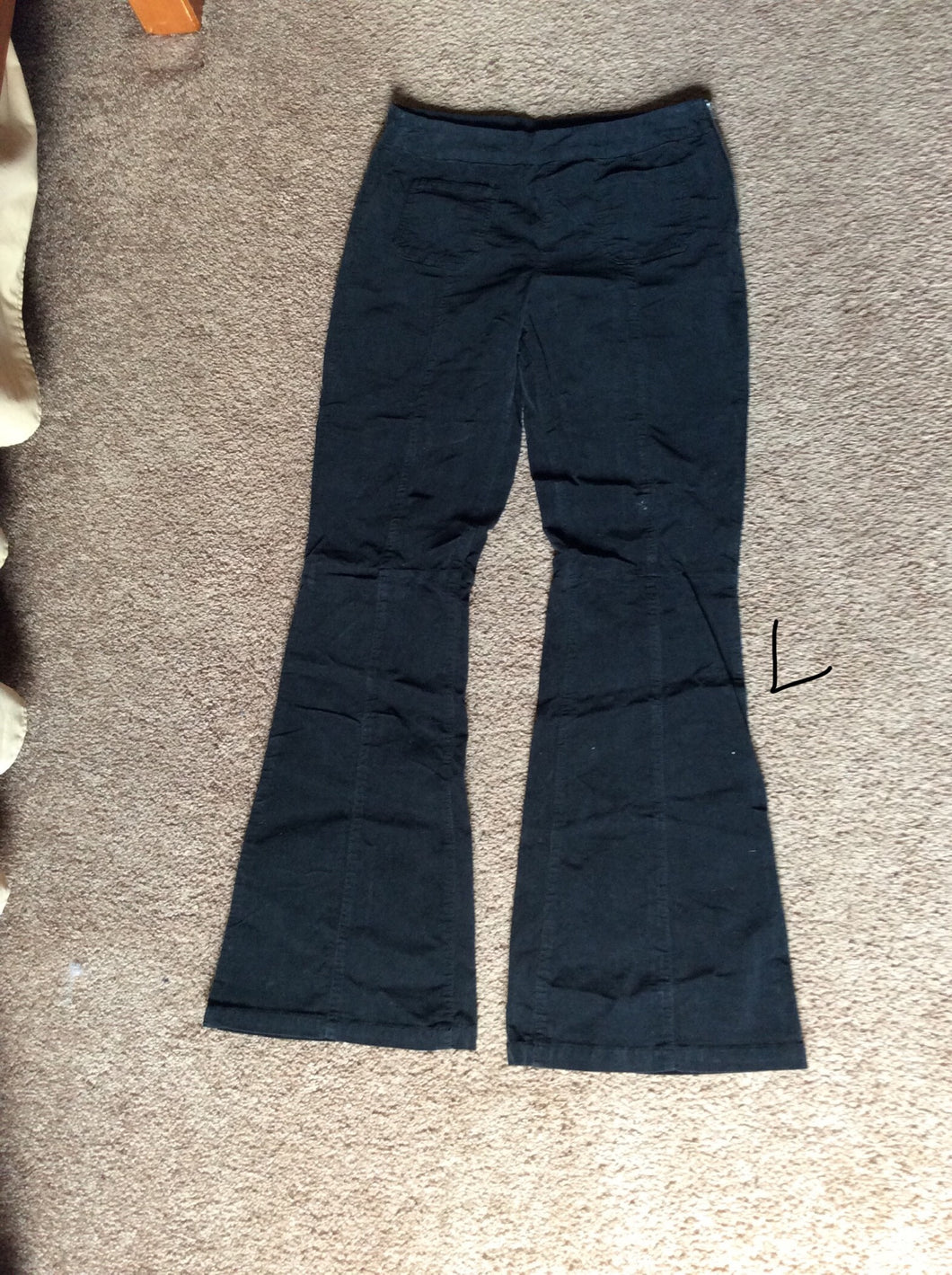 Black flare pant Corduroy - size Large