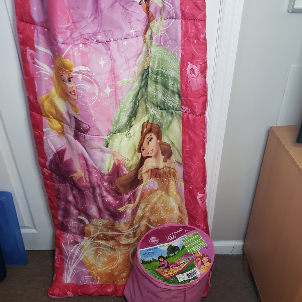 Princess Sleeping Bag W/ bag 28x56 - size Twin
