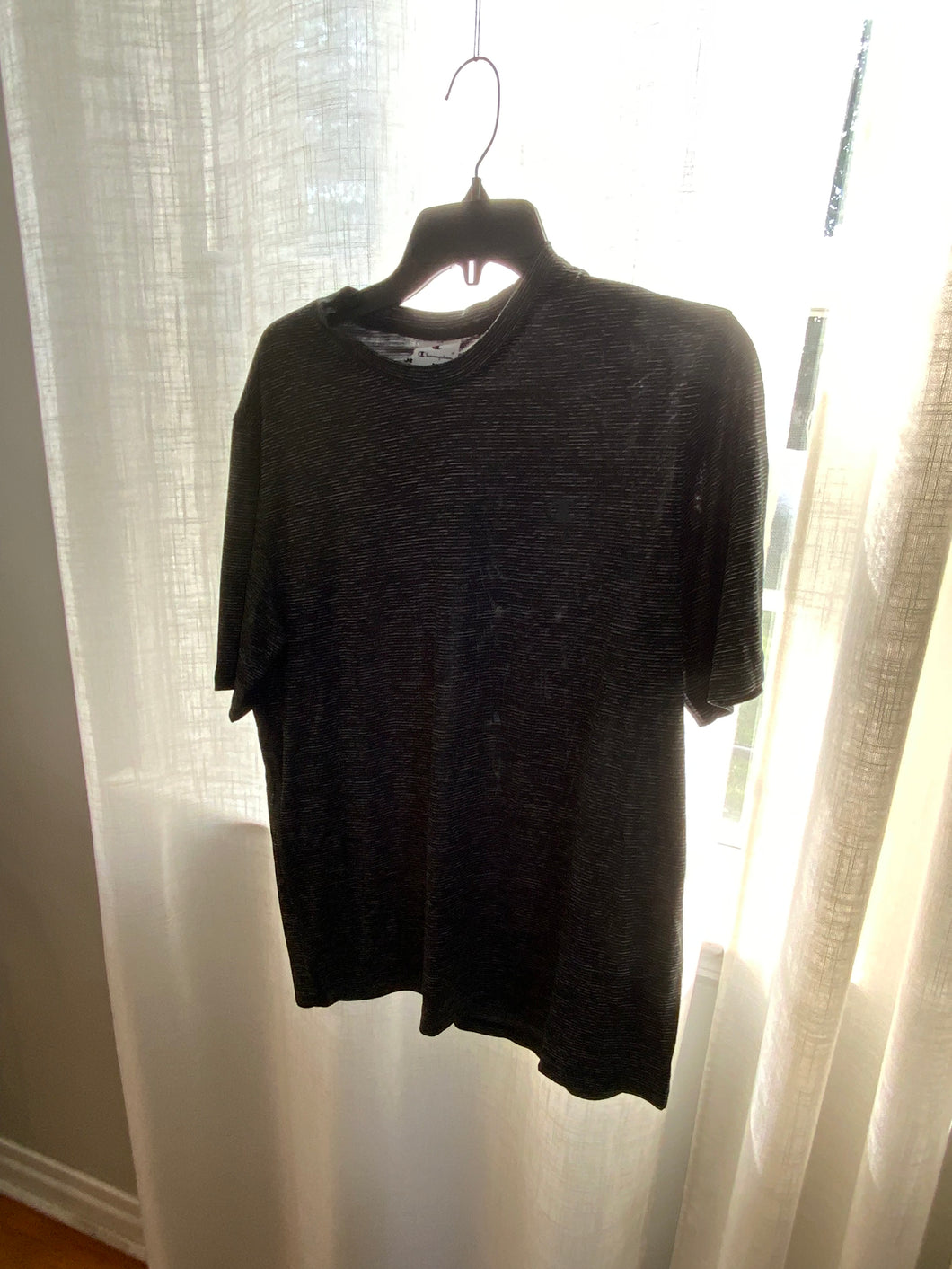 Champion Blk grey tshirt - size Medium