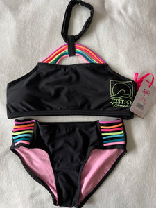 Justice black bikinis New With Tag - size Large