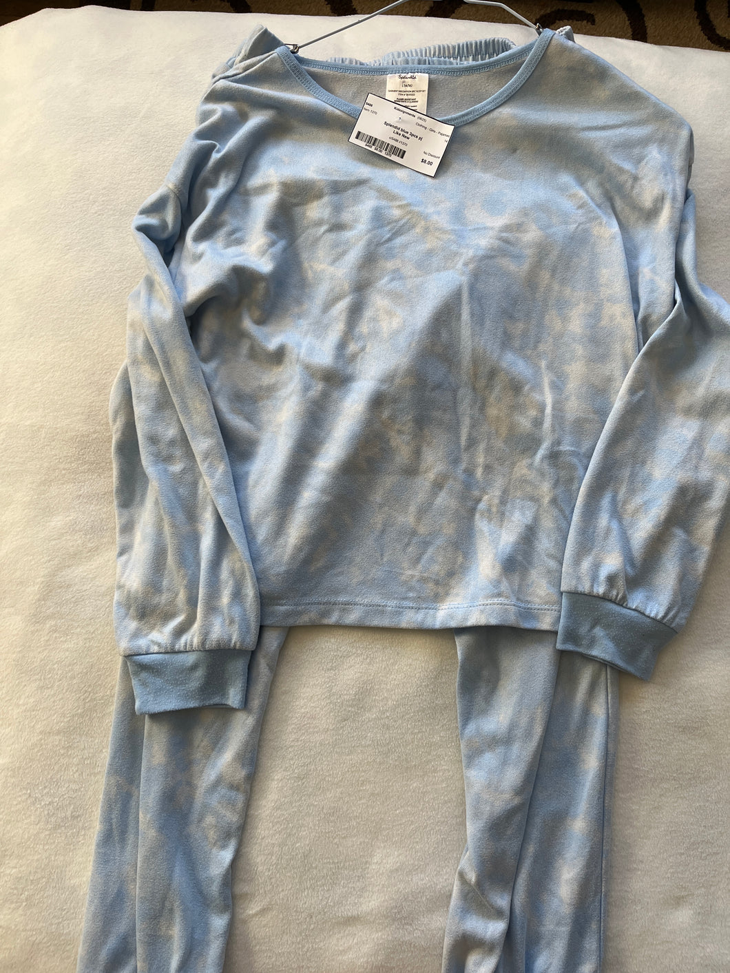 Splendid blue 3pcs pj Like New - size 14