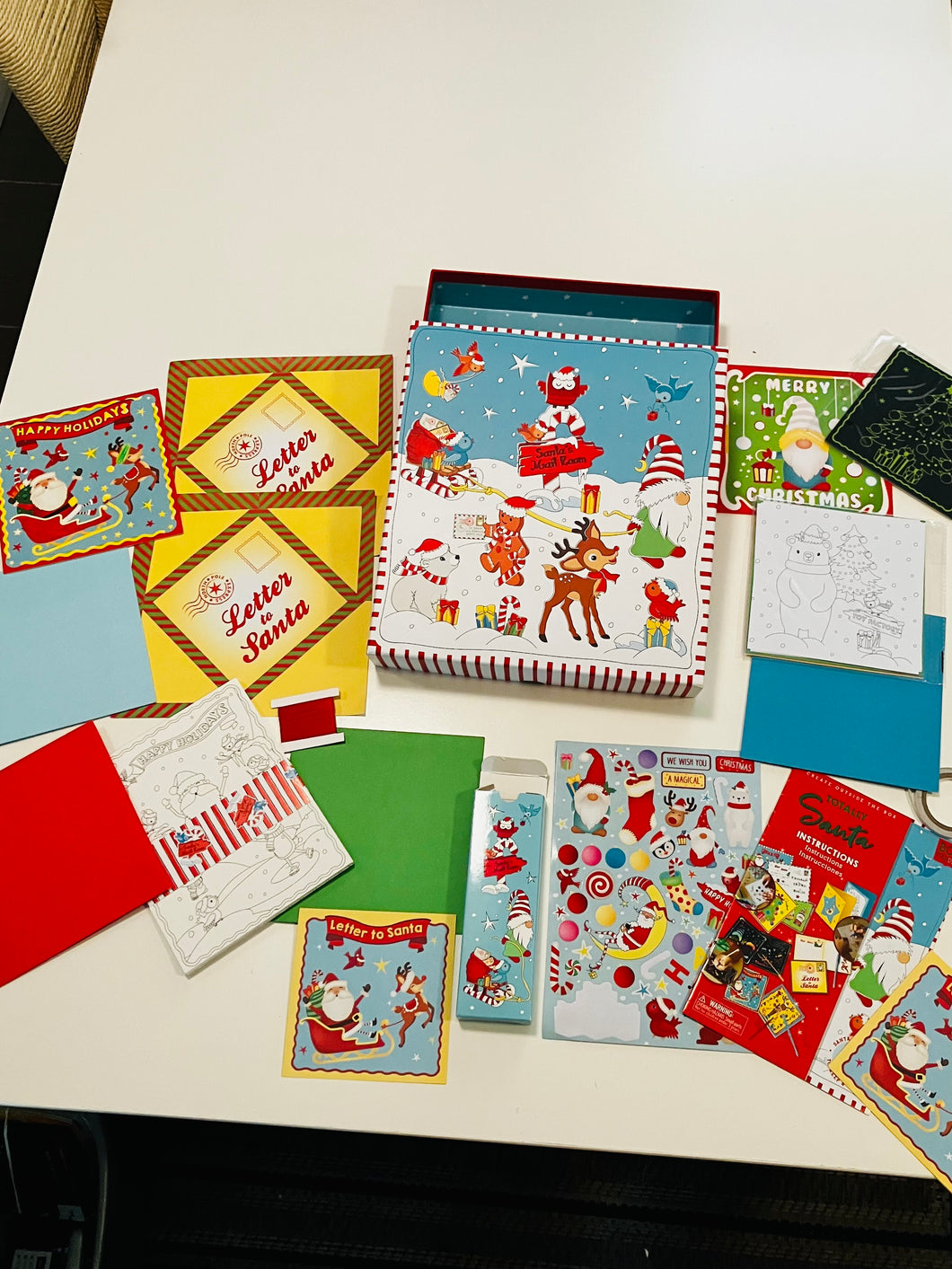 LETTER TO SANTA KIT CARDS/STICKERS/LETTERS